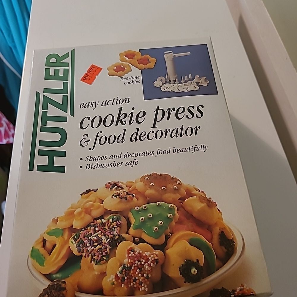 Hutzler Cookie Press and Food Decorator